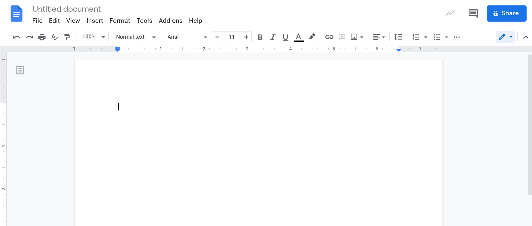 Google Docs: Paper UI